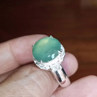 Authentic Burmese Jadeite Type A Ring | Size 56