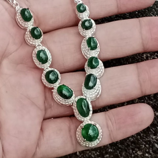 Genuine Burmese Jadeite Necklace - Natural and Authentic