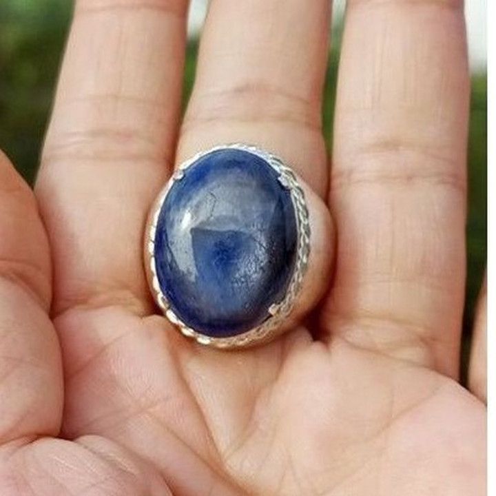 Radiant 26.36ct Blue Star Sapphire from Burma | Certified