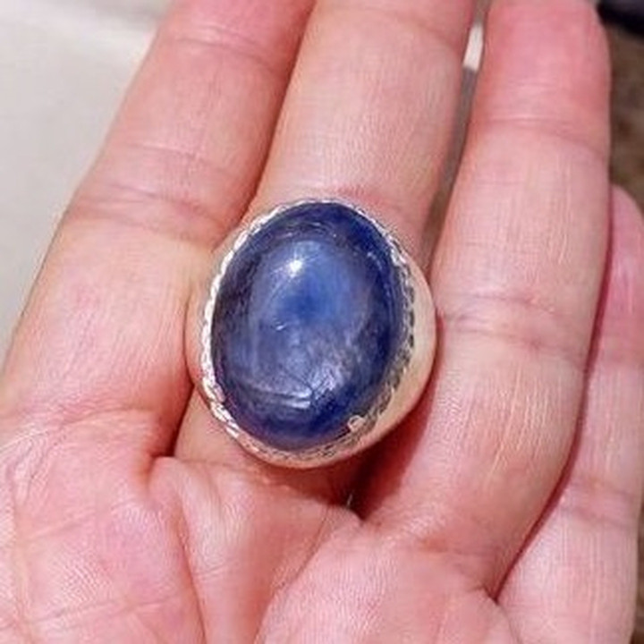 Radiant 26.36ct Blue Star Sapphire from Burma | Certified