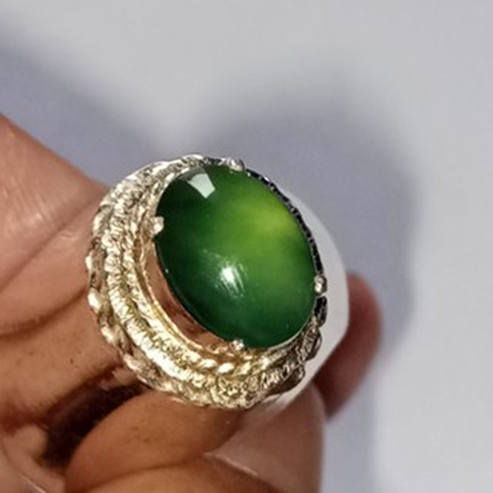 Genuine Burmese Jadeite Ring | Natural, Type A