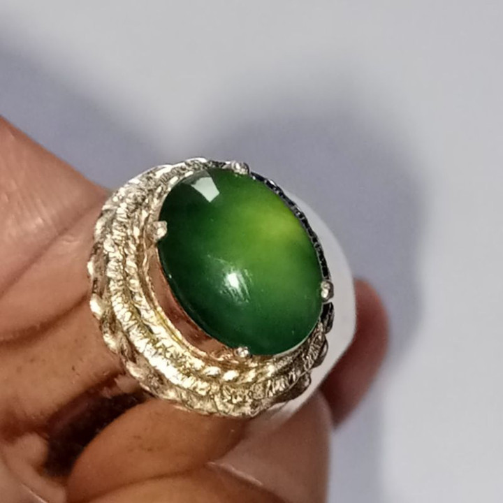 Genuine Burmese Jadeite Ring | Natural, Type A