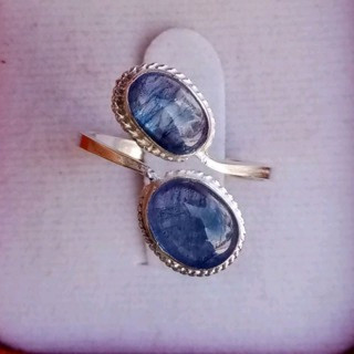 Sapphire Ring | Sterling Silver and Genuine Glass Sapphire