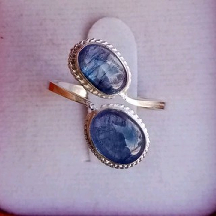 Sapphire Ring | Sterling Silver and Genuine Glass Sapphire