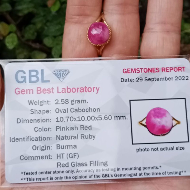 Brilliant Burmese Ruby Ring | Certified Natural 5.70ct