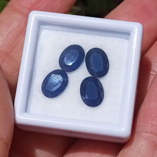 Vibrant Old Heated Blue Sapphire (5.55ct) - Kanchanaburi Origin