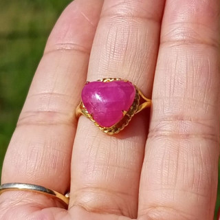 Heart-Shaped Burmese Ruby (5.57ct) | Certificate of Authenticity