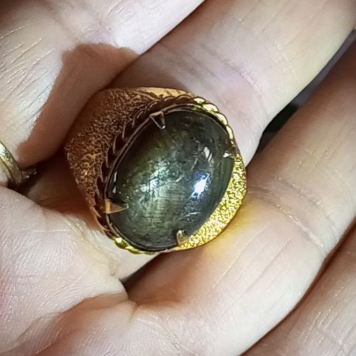 Burma Black Star Sapphire: Natural and Unheated 19.90ct