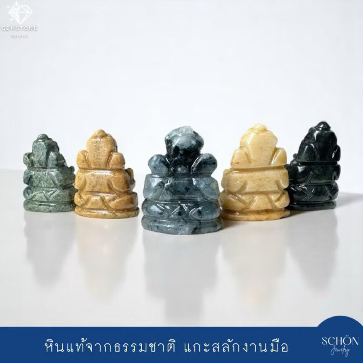 Genuine Jade Ganesha Statue: Auspicious Gift and Souvenir