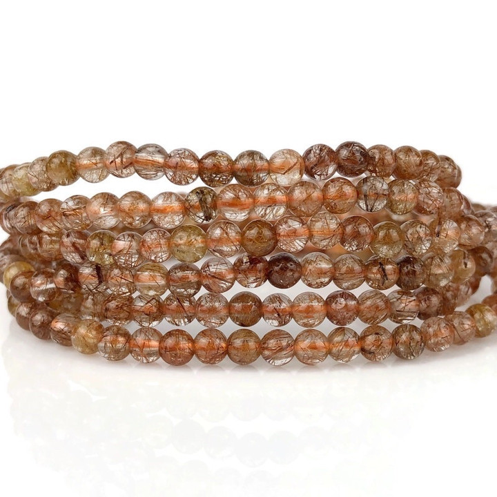 AAA Grade Naga Silk Beads for Wealth and Prosperity (4mm)