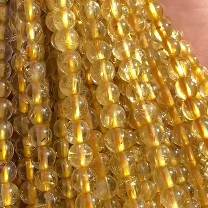 Pulsera de cuarzo rutilado | Auténtica y visiblemente brillante