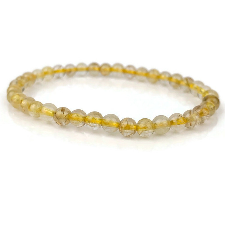 Pulsera de cuarzo rutilado | Auténtica y visiblemente brillante
