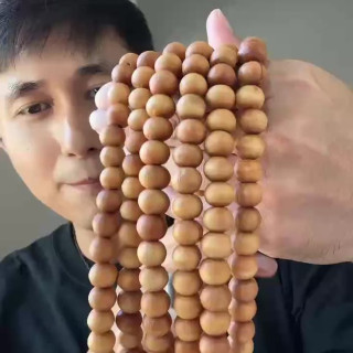 Sandalwood Prayer Beads | 108 Strands for Chanting and Meditation