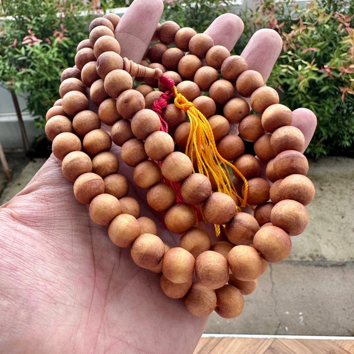 Sandalwood Prayer Beads | 108 Strands for Chanting and Meditation