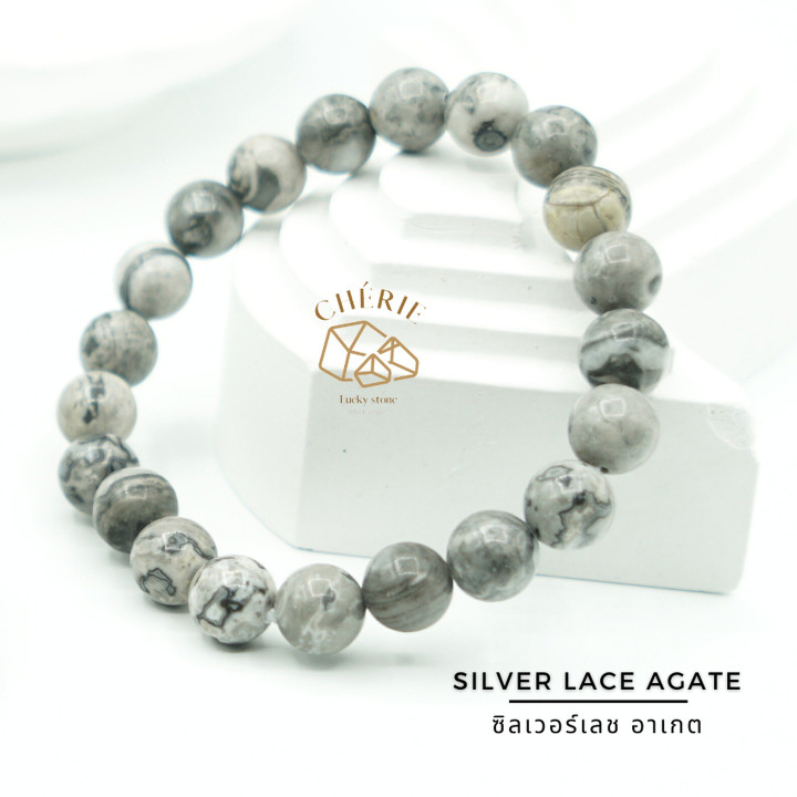Silver Lace Agate: Boost Immunity and Good Luck