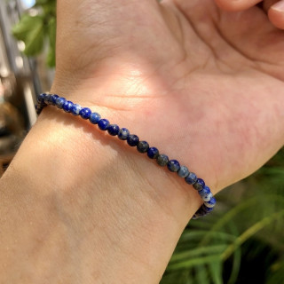 Lapis Lazuli Bracelet - Intuition and Luck (3.5mm Natural)