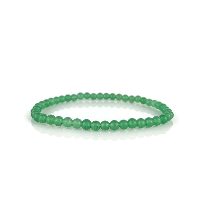 Pulsera de aventurina verde | Piedra de la oportunidad y la suerte