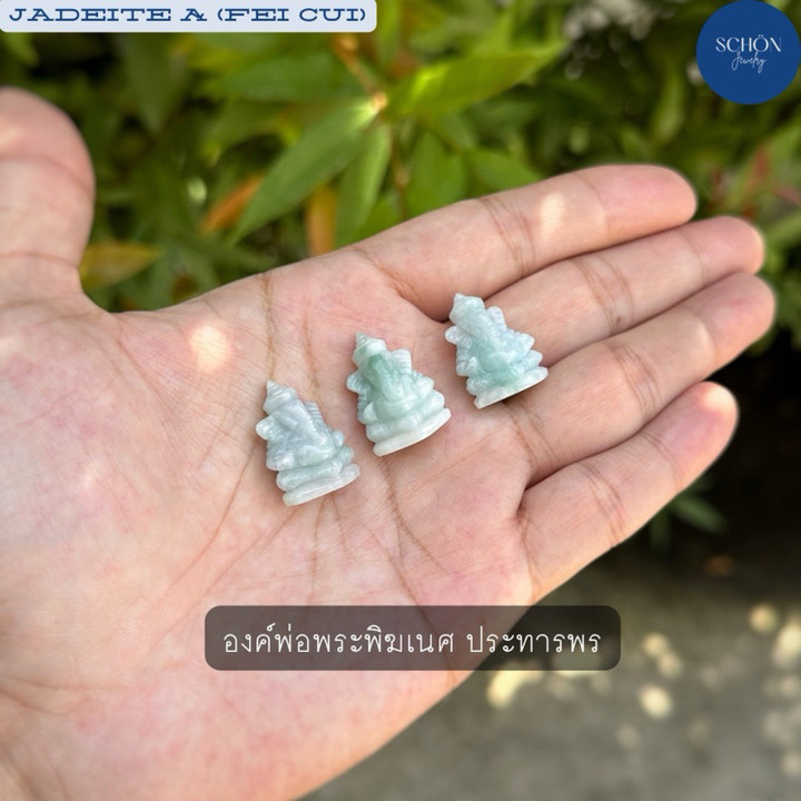 Genuine Jade Ganesha Statue | OSHA-JA Blessing and Prosperity