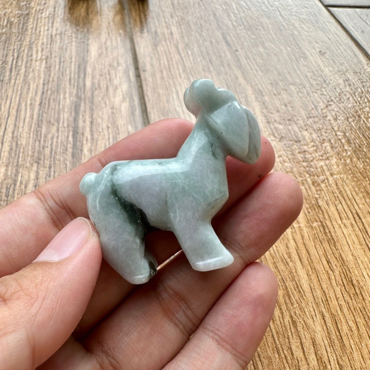 Burmese Jade Goats: Symbols of Luck and Prosperity