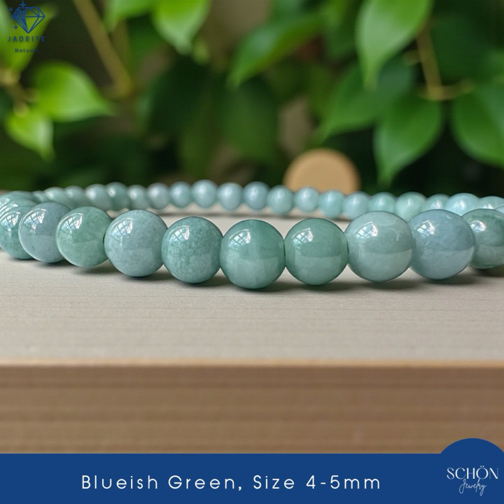Genuine Sky Blue Jadeite Bracelet | Elegant Jade Bangle