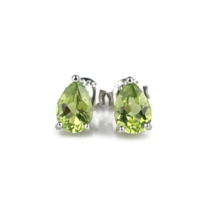 Peridot-Ohrringe aus Sterlingsilber | Schutz und Mut