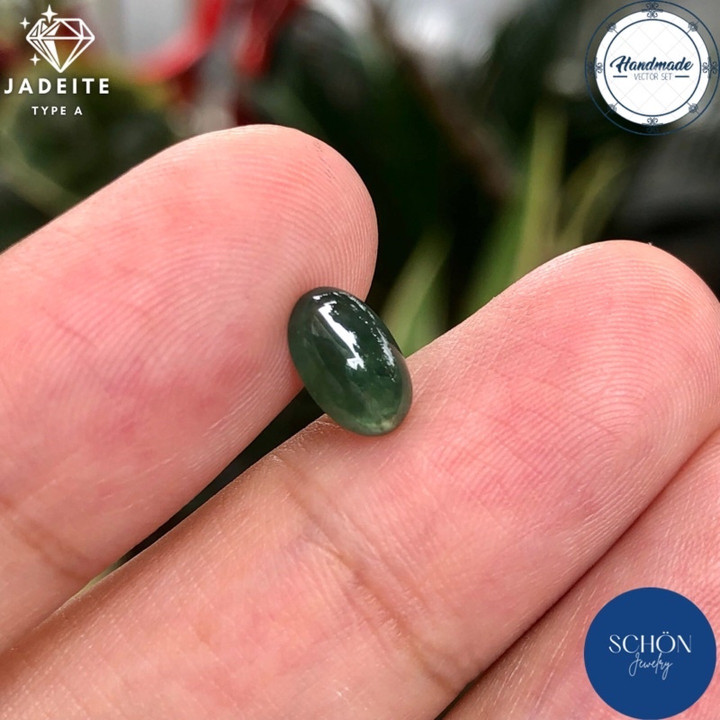 Genuine Burmese Jadeite Necklace - Translucent Green Jade