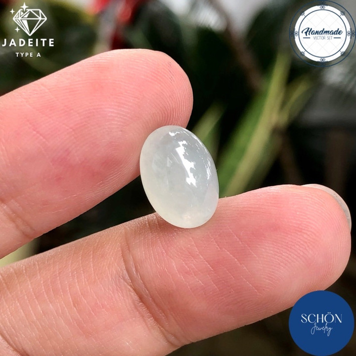 Genuine Burmese Jadeite Necklace - Translucent Green Jade