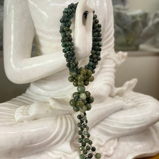Bring Blessings and Fortune: Authentic Burmese Jade Garland