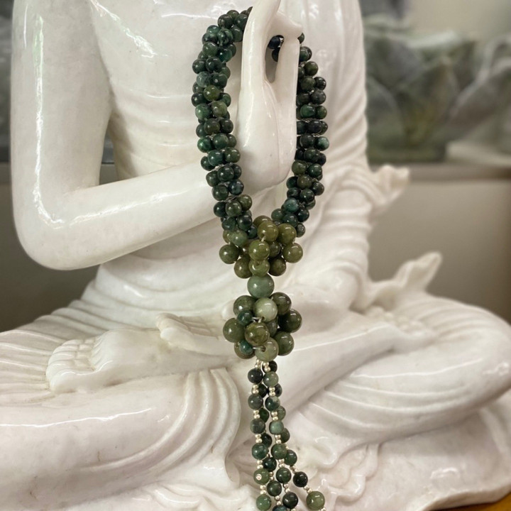 Bring Blessings and Fortune: Authentic Burmese Jade Garland