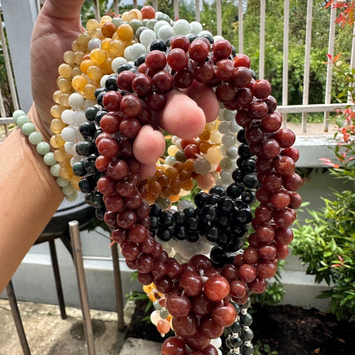 Bring Blessings and Fortune: Authentic Burmese Jade Garland