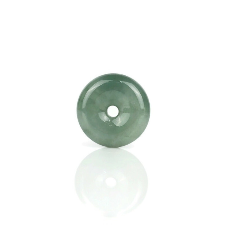Echter burmesischer Jade-Anhänger: Glücksbringendes Amulett