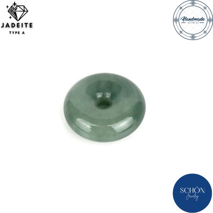Echter burmesischer Jade-Anhänger: Glücksbringendes Amulett