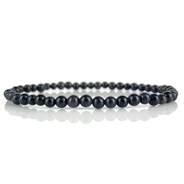 Pulsera de arenisca dorada: brazalete minimalista