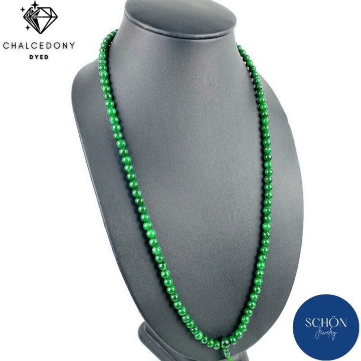 Imperial Jade Rosary - 108 Genuine Green Stone Beads
