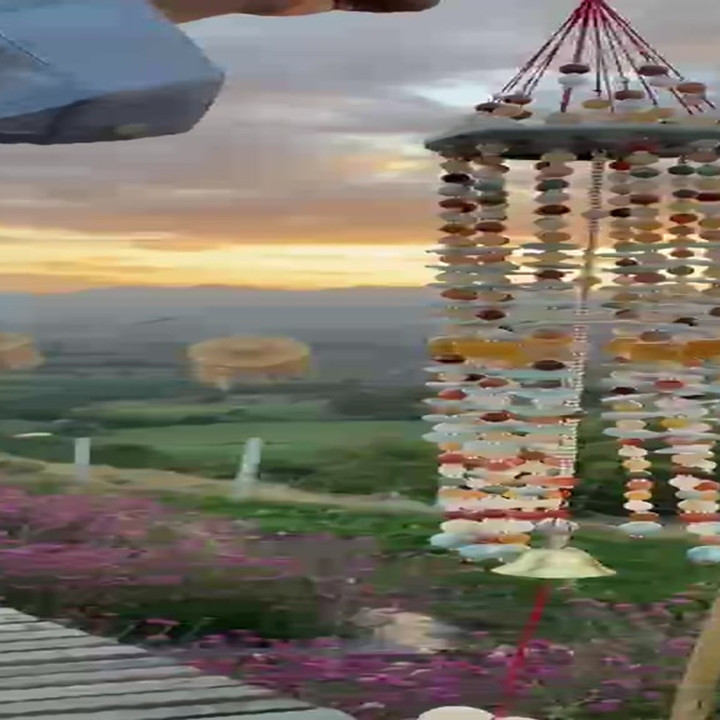 Natural Stone Wind Chime | Enhance Feng Shui Harmony