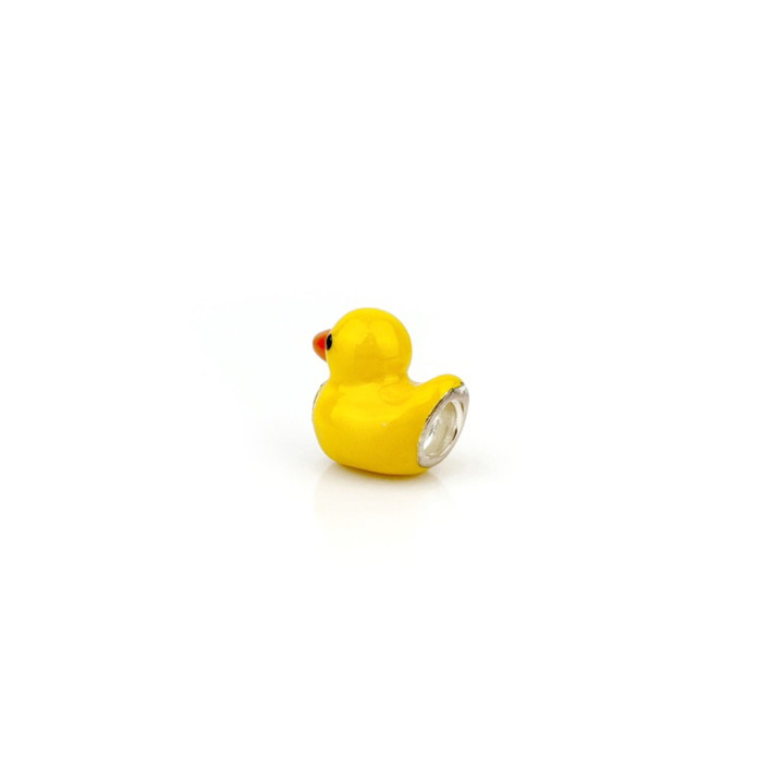 Charm Pandora de pato amarillo de plata de ley (2012)