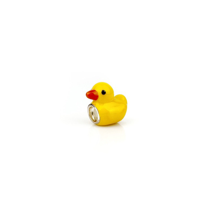 Charm Pandora de pato amarillo de plata de ley (2012)