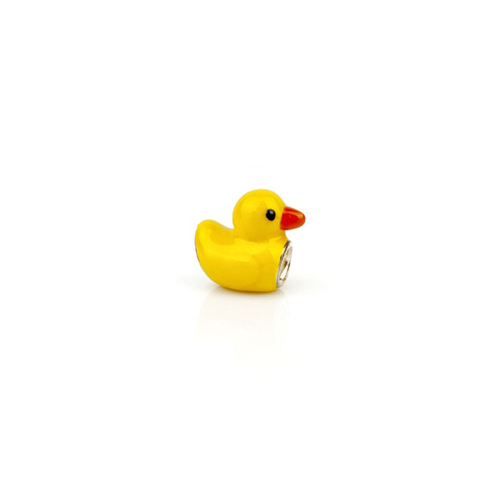 Charm Pandora de pato amarillo de plata de ley (2012)