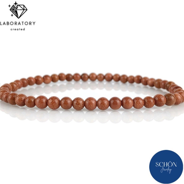 Goldsandstein-Armband | Minimalistisches Armband mit elastischem Band