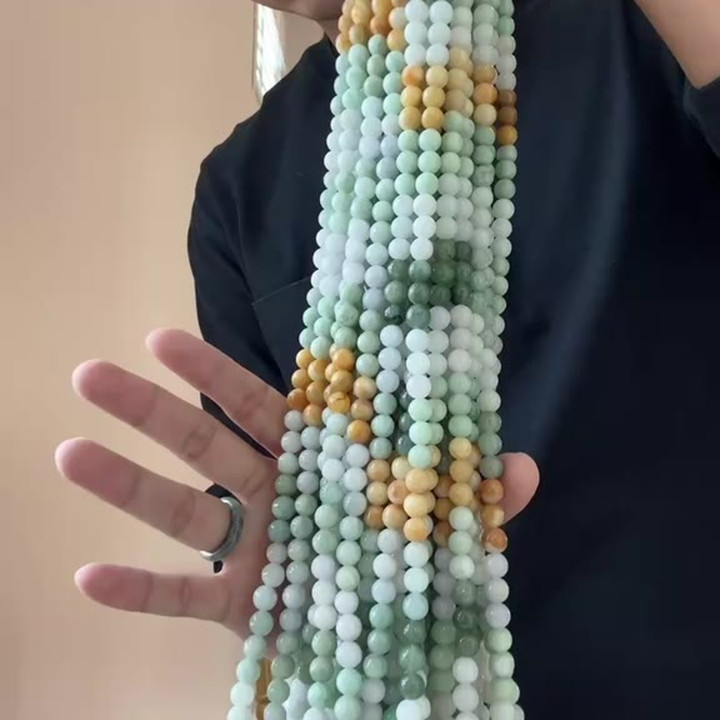 Auténtico rosario de jade - 108 cuentas y diseño Hok Lok Siu