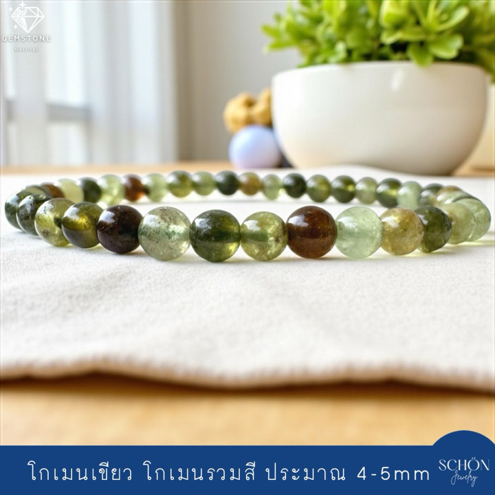 Green Garnet (Tsavorite): 6mm Natural Stone for Luck and Prosperity