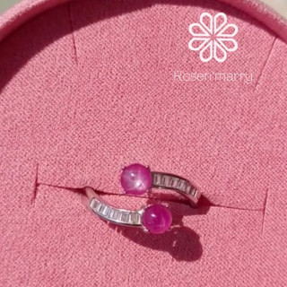Genuine Ruby Ring | 925 Silver, Adjustable, 5mm Stone