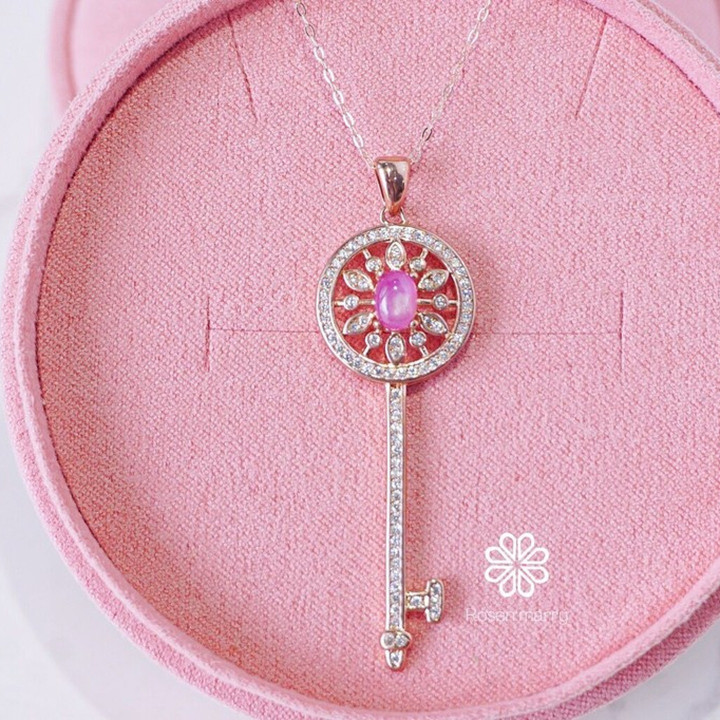 Genuine Ruby Necklace | Sterling Silver Pendant and Gift Box