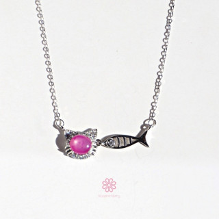 Star Ruby Necklace | 925 Sterling Silver | Genuine Gemstone
