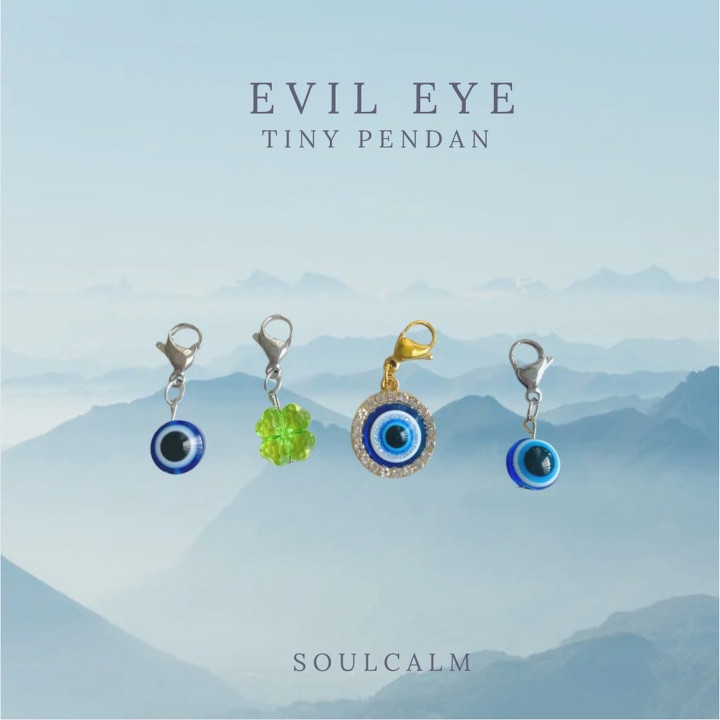 Handmade Evil Eye and Hamsa Charms for Bags and Keychains
