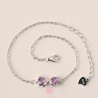 Amethyst Bracelet | 925 Sterling Silver | Good Fortune Jewelry