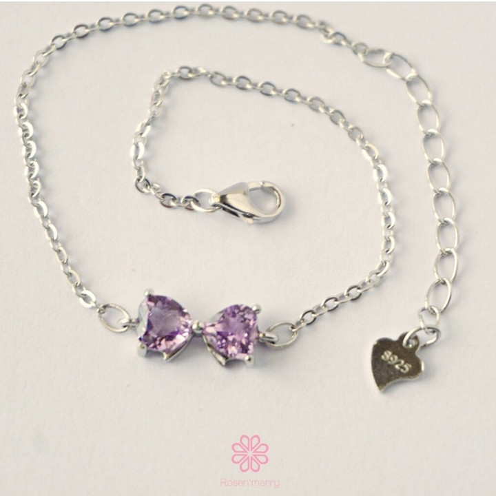 Amethyst Bracelet | 925 Sterling Silver | Good Fortune Jewelry