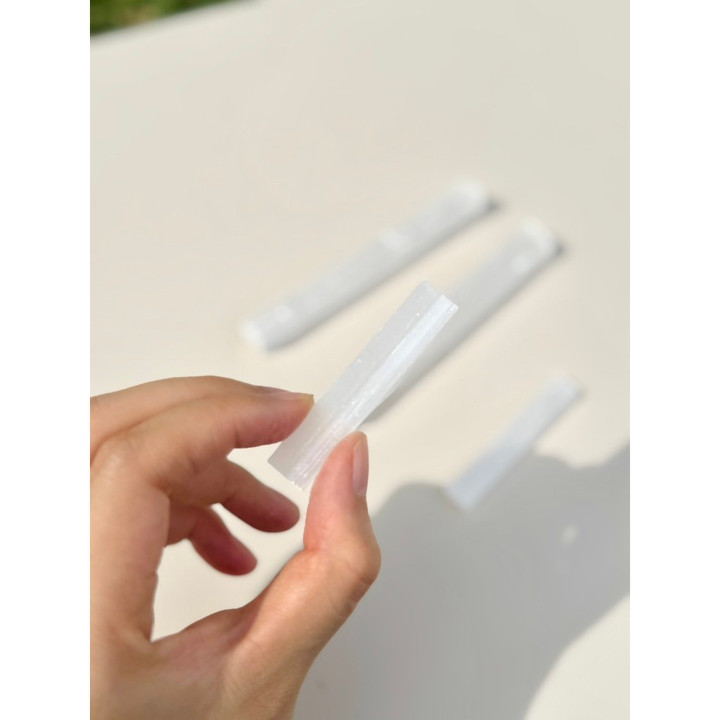 Selenite Strands: Natural Protection and Energy Absorption