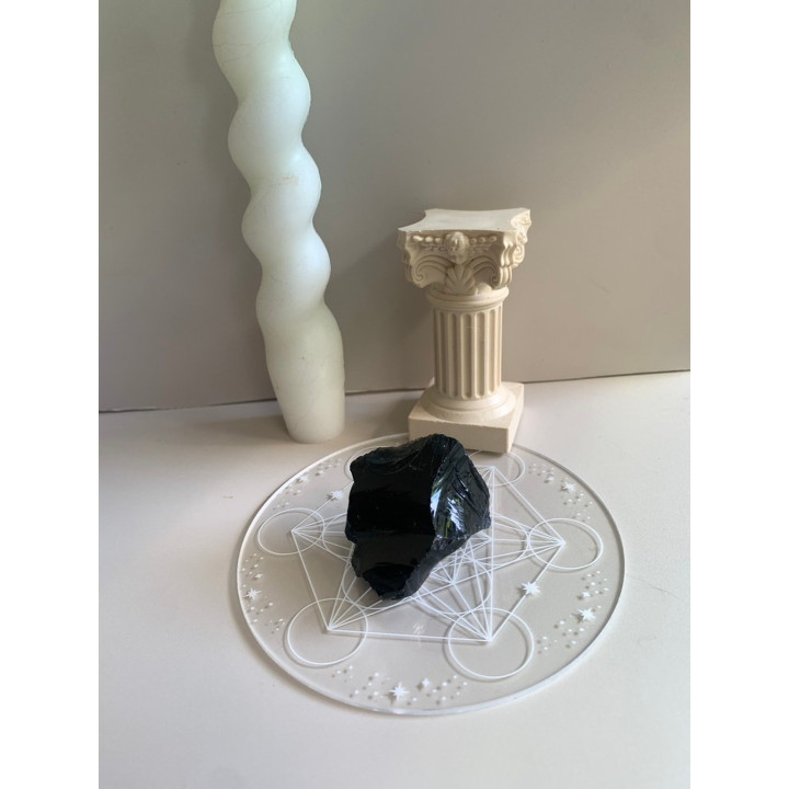 Raw Obsidian Stone: Protection and Negative Energy Absorption