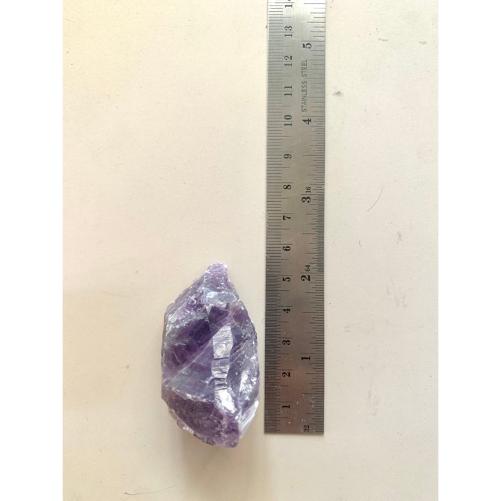 Raw Amethyst Crystal: Natural Purple Gem for Focus and Intuition